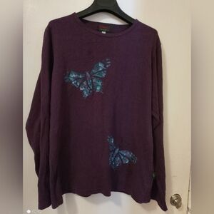 Long Sleeved Butterfly T Shirt